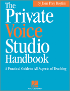 The Private Voice Studio Handbook book cover